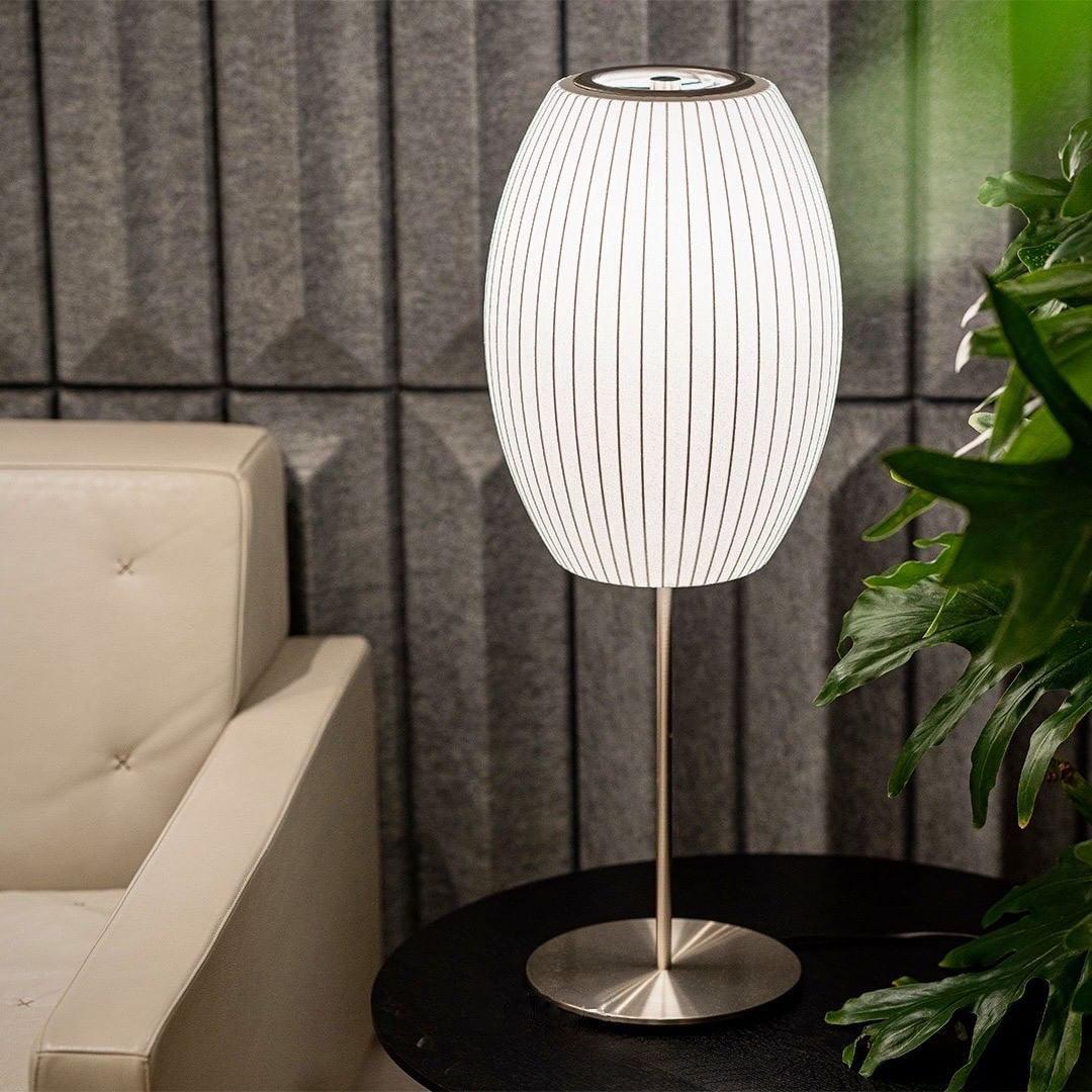 Modern Nelson Table Lamp - Adjustable LED Desk Light for Home Office, Bedroom & Living Room - Stylish Lighting for Reading, Working & Relaxing