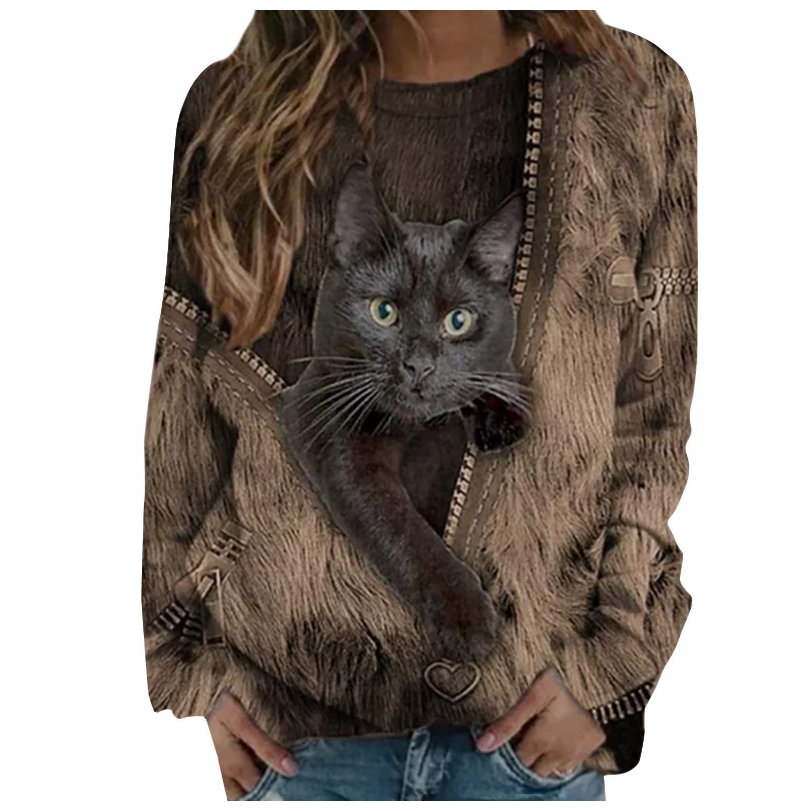 Women's Black Floral Hoodie Sweatshirt Pullover - Casual Long Sleeve Tunic Top for Beach, Outfits & Everyday Wear