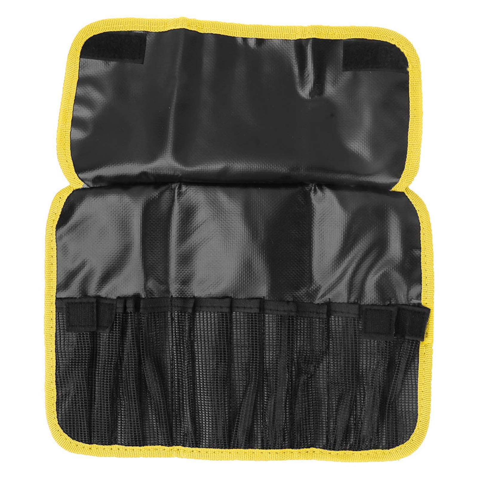 Waterproof Fishing Lure Storage Bag with Multiple Mesh Pockets - Tackle Organizer for Lake & Sea Fishing - Ideal Gift for Anglers (Yellow) - Perfect for Boat Trips, Shore Fishing & Outdoor Adventures