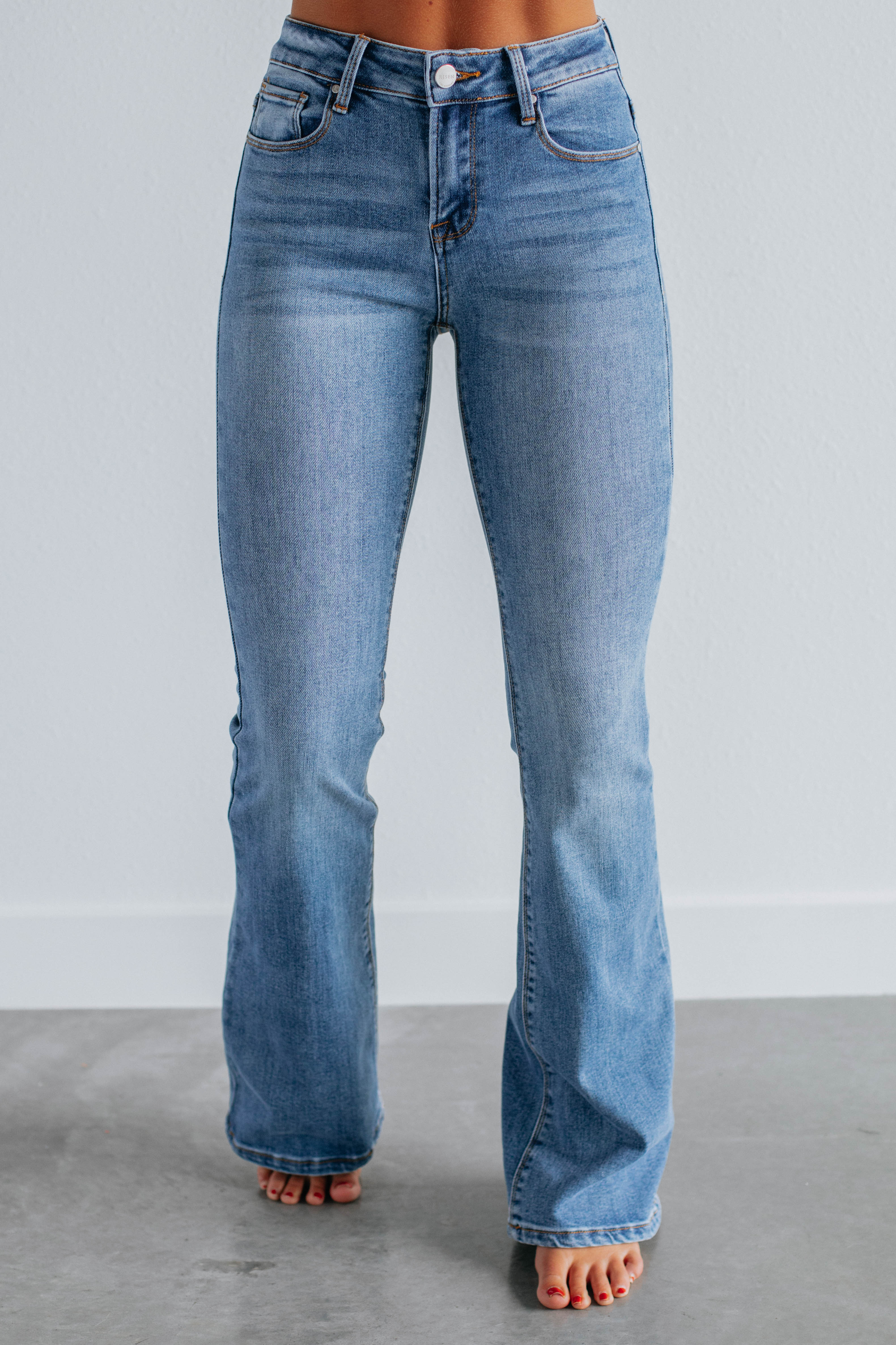 Dorian Risen Jeans - Medium Wash Denim Jeans for Men | Comfortable & Stylish for Casual Wear, Work & Everyday Outfits