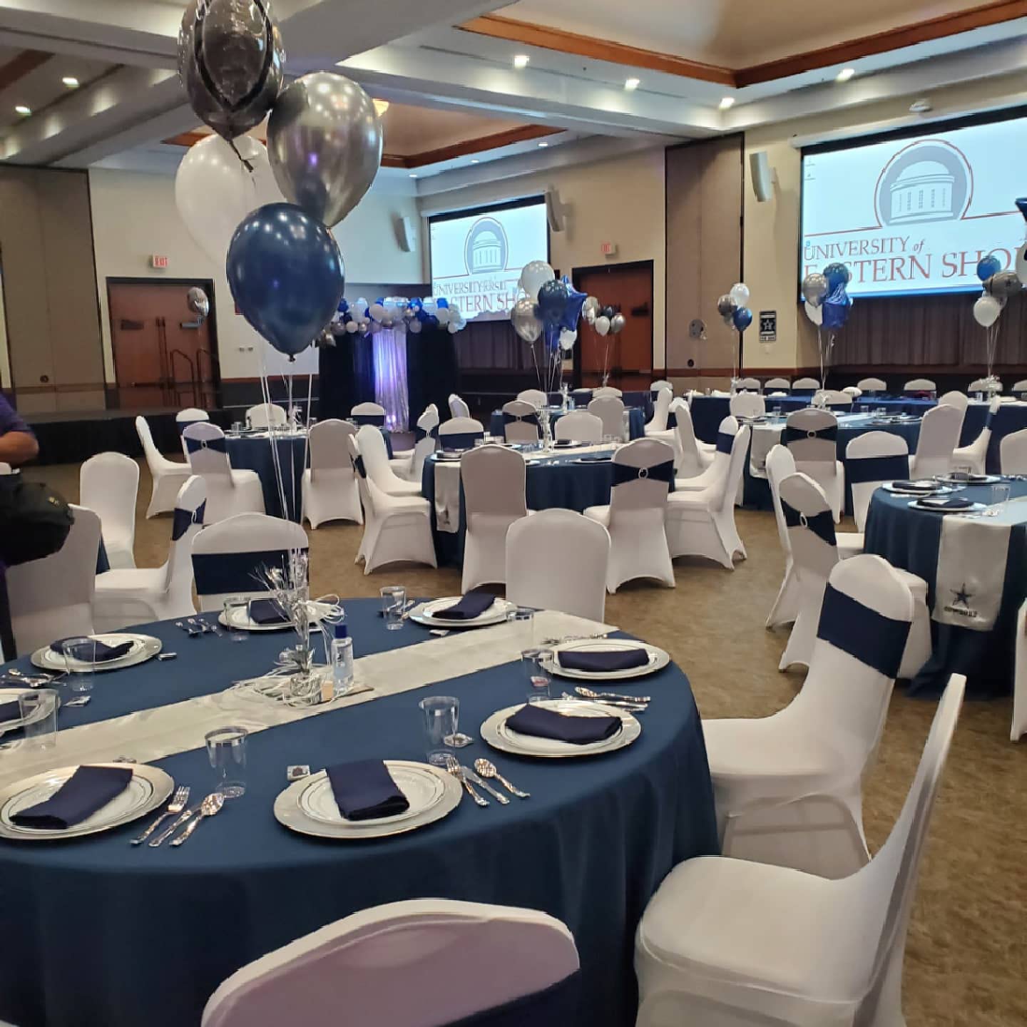 Royal Blue Stretch Chair Sashes - 100 PCS Elastic Chair Covers for Weddings, Parties & Events | Easy Setup Decoration for Wedding Reception, Birthday, Holiday Celebration | Premium Hotel & Event Decor