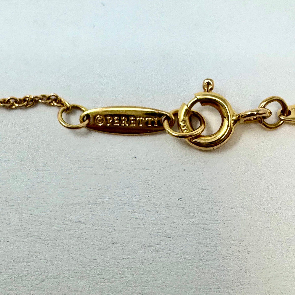 Vintage Tiffany & Co. 18K Rose Gold Diamond by the Yard Necklace - Elegant Dainty Chain for Women, Perfect for Weddings, Anniversaries & Special Occasions