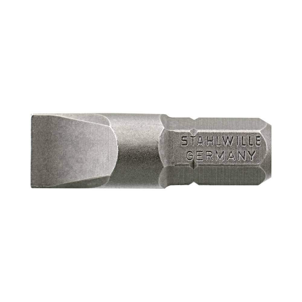 Stahlwille 08070123 1163 0.6 x 4.5mm Slotted Screwdriver Bit - 1/4
