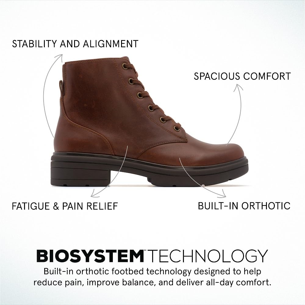 ABEO Vista Lace Metatarsal Boots for Women - Comfortable Fall Boots for Metatarsalgia Relief & Foot Support | Perfect for Walking, Work & Everyday Wear
