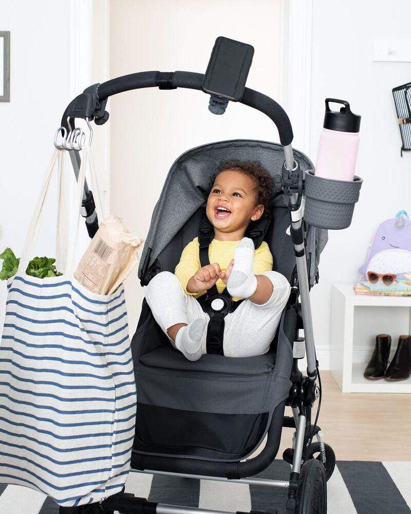 Skip Hop Universal Phone Holder - Adjustable Car Seat & Stroller Mount for iPhone & Android - Perfect for Travel, Shopping & Parenting On-the-Go