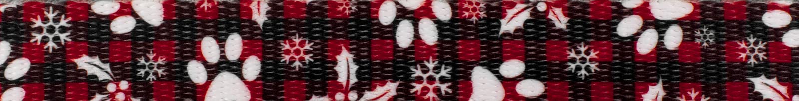 Country Brook Design - Festive Christmas Plaid Polyester Webbing for DIY Crafts, Holiday Decorations, Gift Wrapping & Home Styling