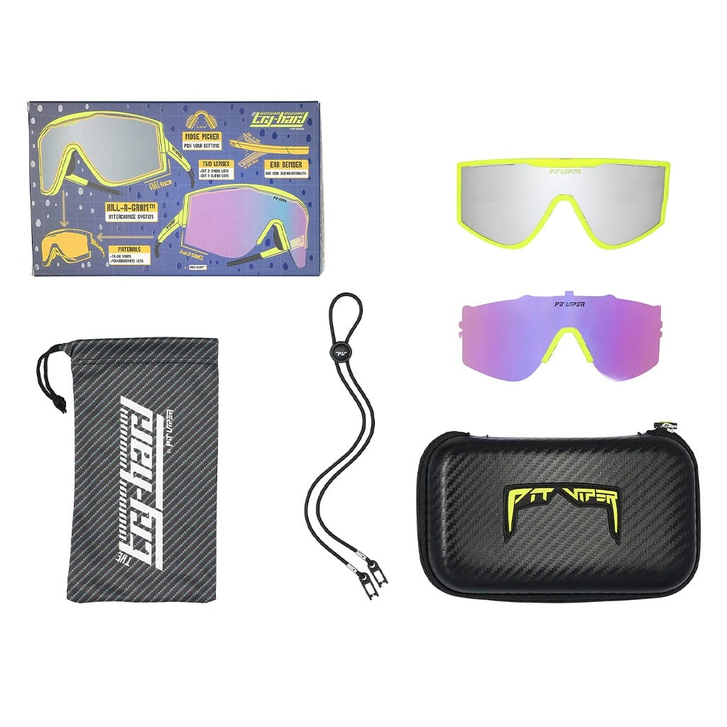 Pit Viper The Try Hard Hot Dogger Sunglasses - Polarized Sports Shades for Running, Cycling & Outdoor Adventures - UV Protection & Stylish Design