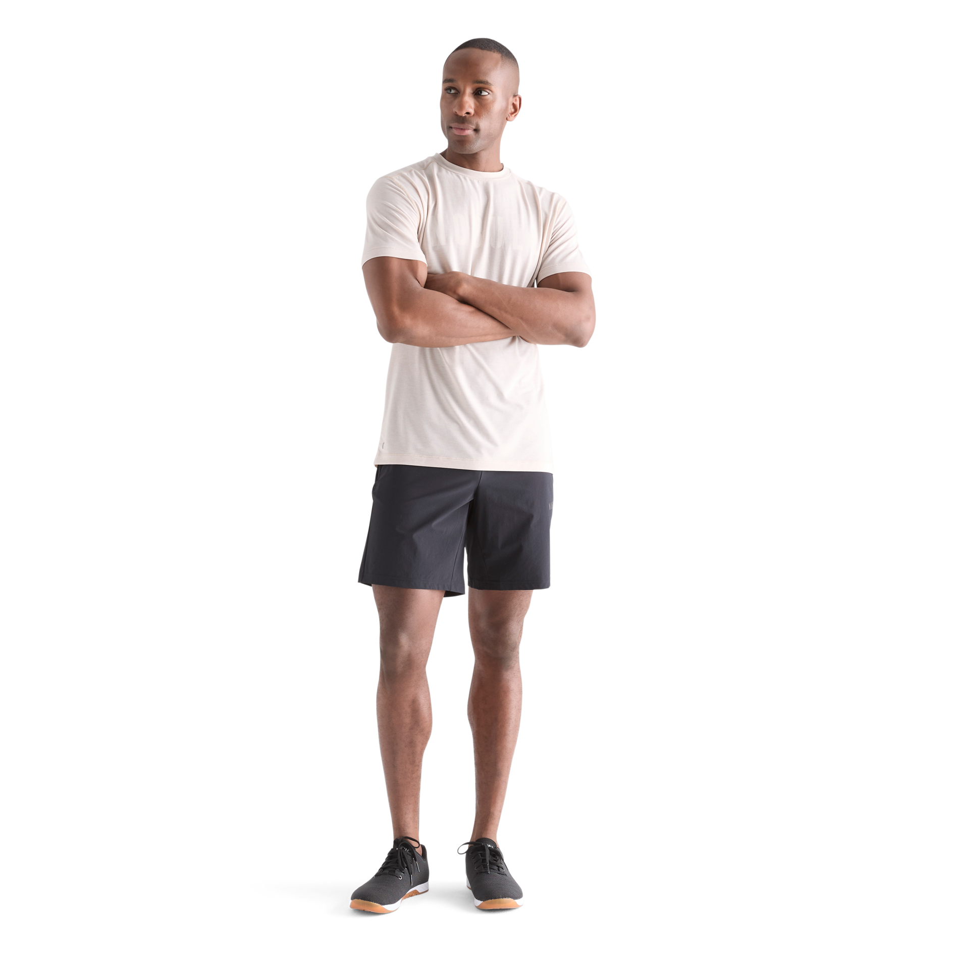 Men's Solid Stretch Shorts 9