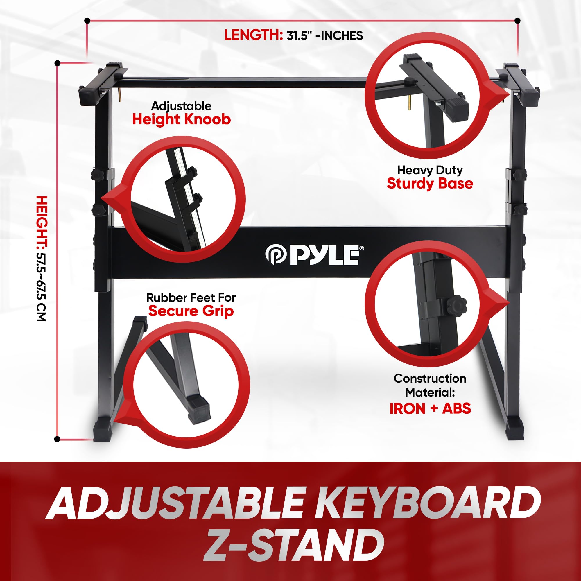 Pyle 61-Key Portable Electronic Piano Digital Keyboard with Built-in Speakers, 162 Sounds & 200 Music Styles - Includes Waterproof Bag, Sustain Pedal & Headset - Perfect for Home Practice, Travel & Live Performances