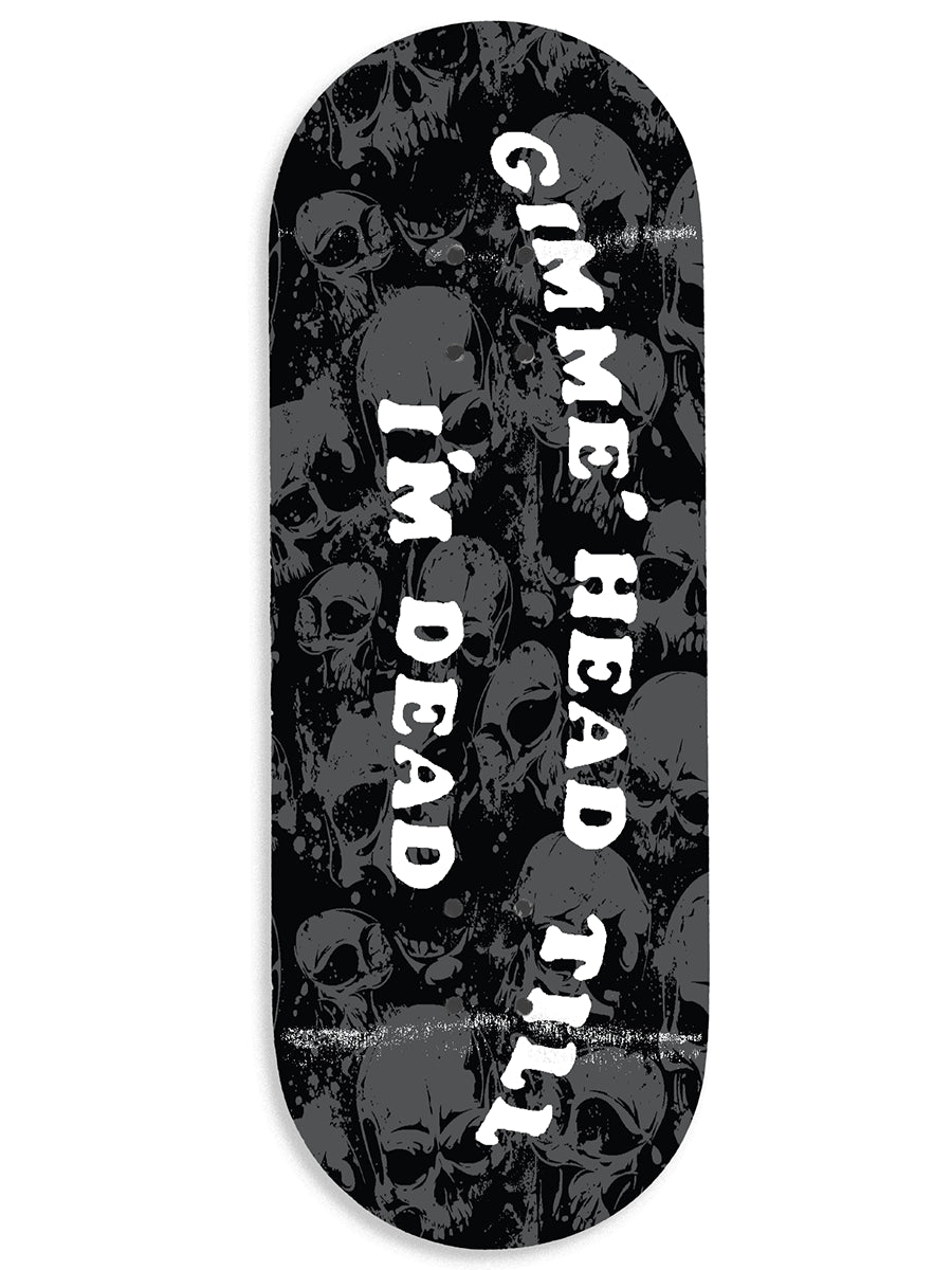 Slushcult x Tender Fingerboard Deck - Premium Mini Skateboard for Finger Tricks & Collectibles | Perfect for Skateboard Enthusiasts, Office Stress Relief & Creative Play