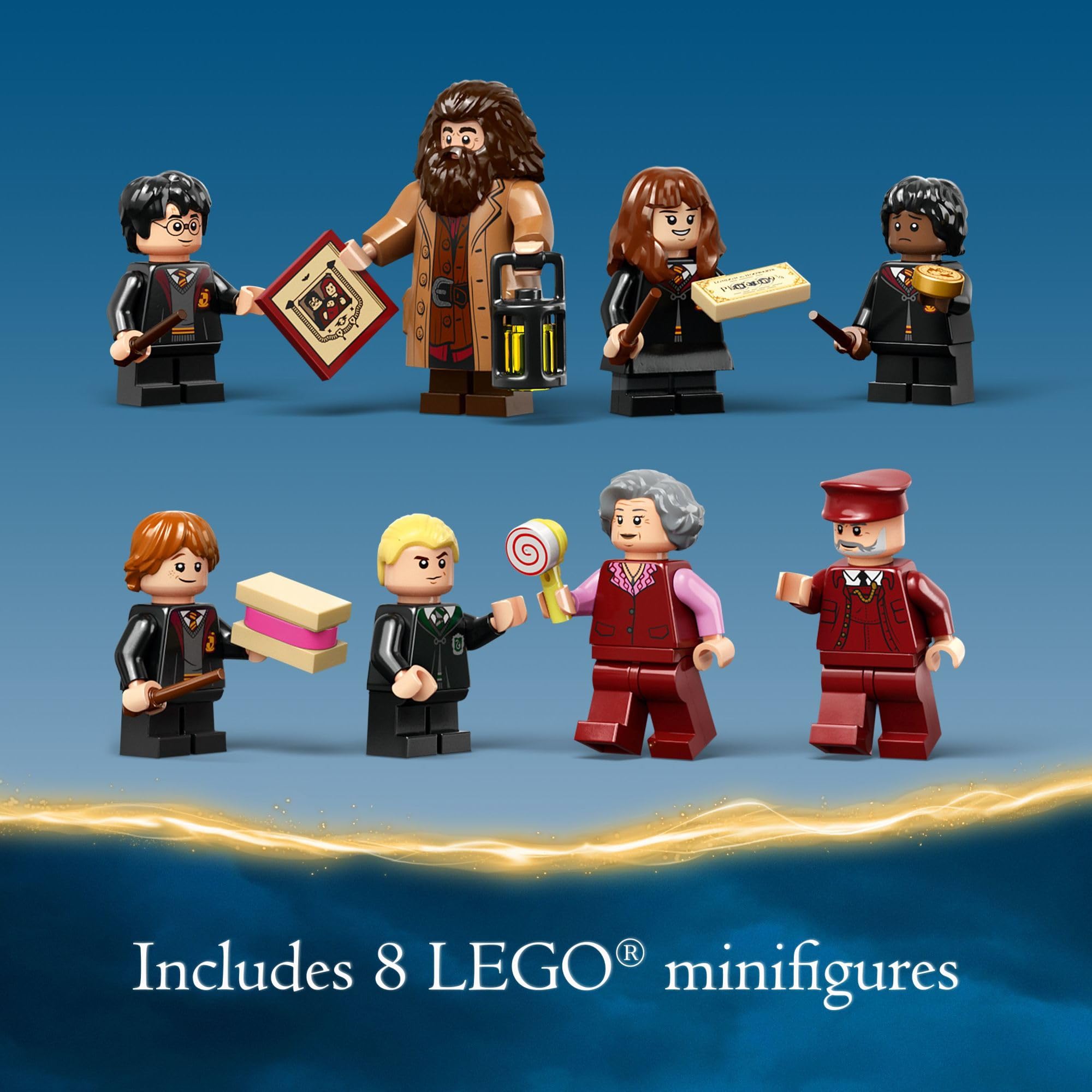 LEGO Harry Potter Hogwarts Express & Hogsmeade Station 76423 Building Set - Collectible Train Model with 8 Minifigures, Tracks & Ticket Office - Perfect Gift for Kids 8+ | Harry Potter Toys for Creative Play & Display
