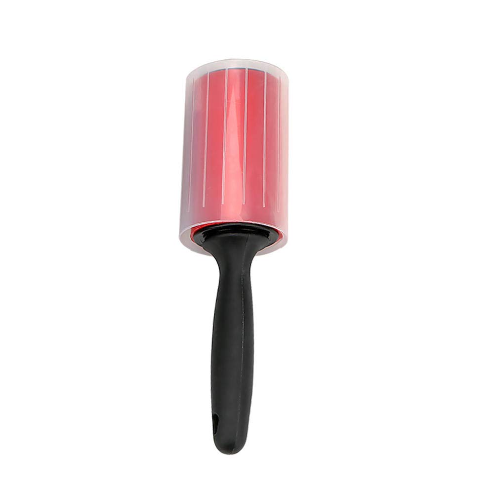 Pink Reusable Silicone Pet Hair Remover Brush - Washable Lint Roller for Clothes, Furniture & Bed - 2 Pack - Perfect for Pet Owners & Home Cleaning