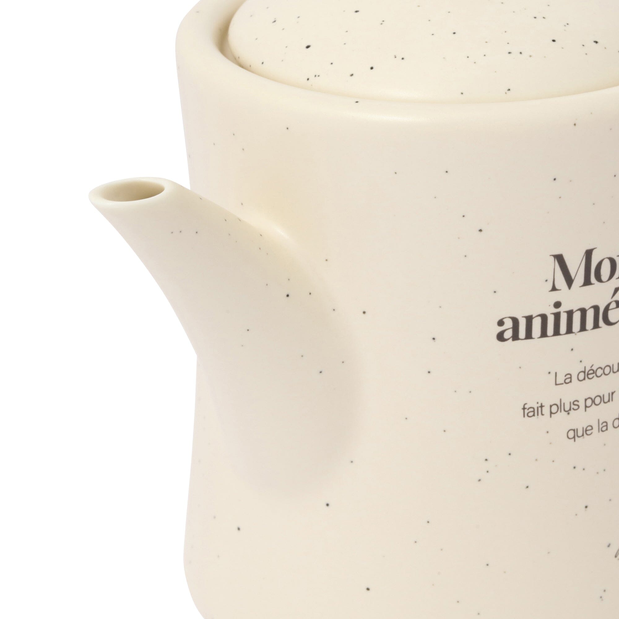 Premium Le Cafe Teapot in Elegant Ivory - Perfect for Afternoon Tea, Coffee Brewing & Home Decor