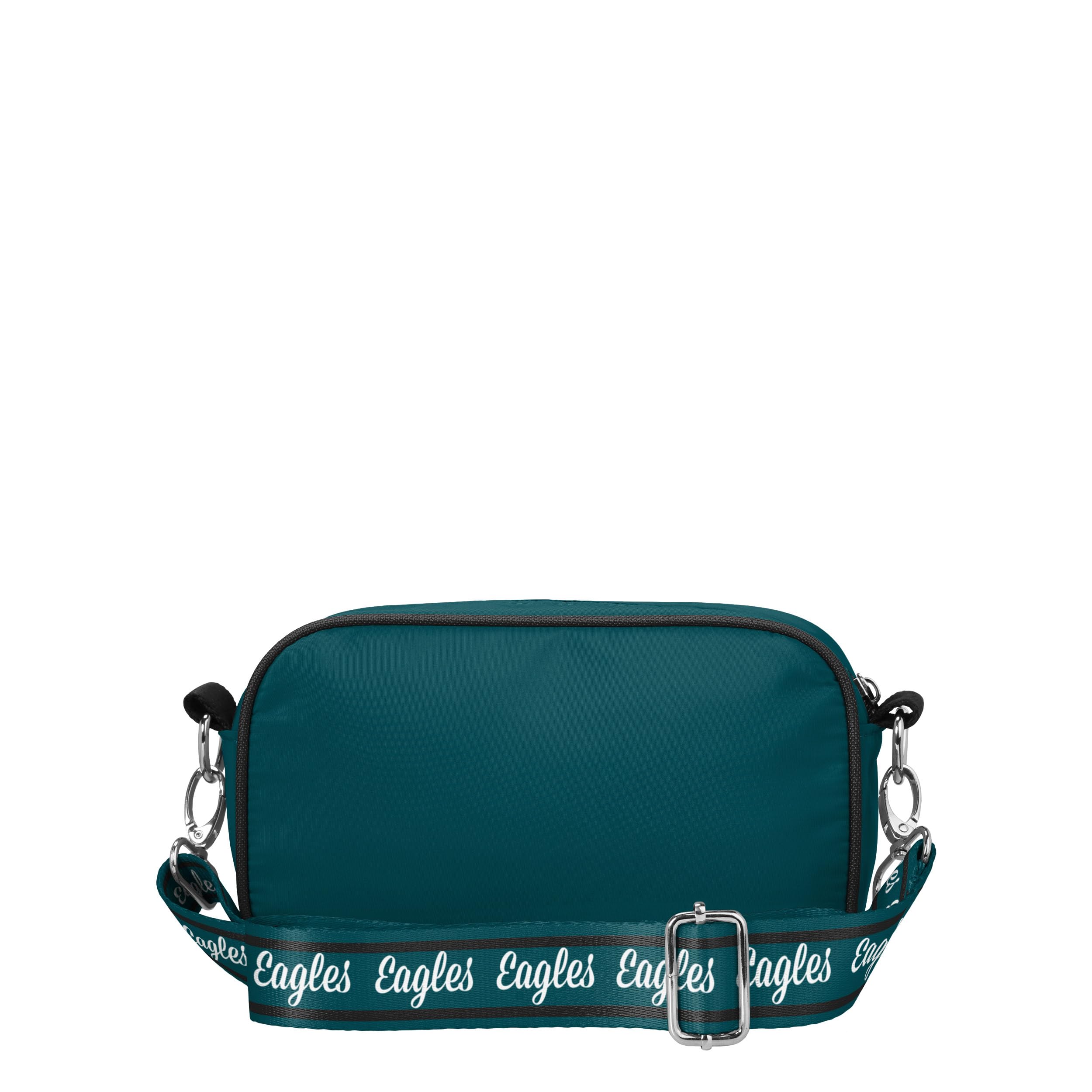 FOCO NFL Team Logo Solid Crossbody Bag - Officially Licensed Football Purse for Men & Women - Durable Adjustable Strap for Game Day, Travel & Daily Use