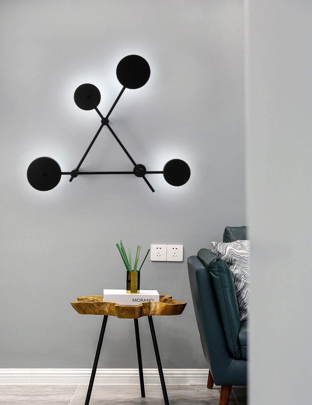 Lride Modern Wall Lamp - Sleek LED Sconce Light Fixture for Bedroom, Living Room & Hallway - Energy Efficient Indoor Lighting Solution for Home Decor