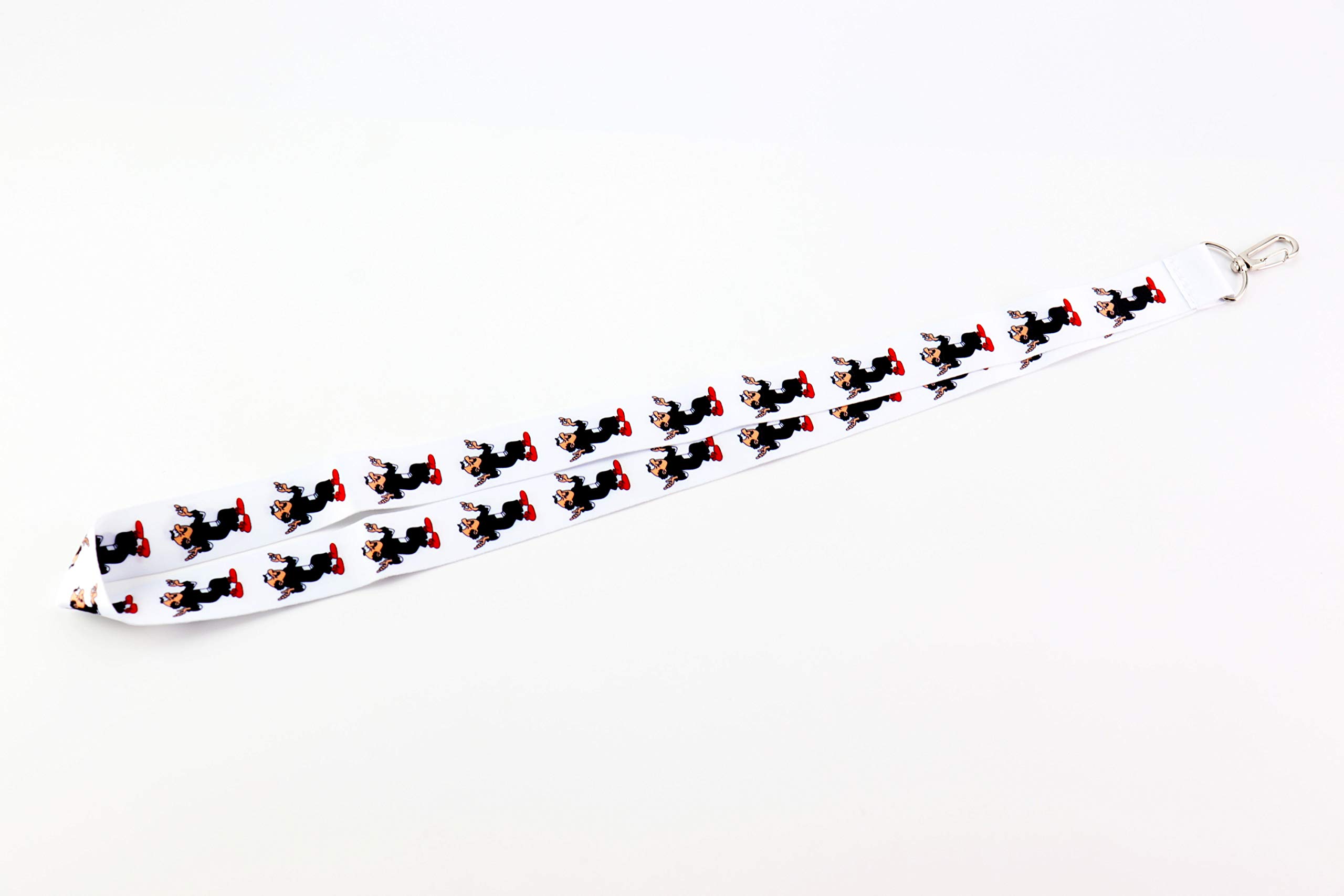 Vintage Smurfs Gargamel Keychain Lanyard - 80s Retro Keyring & ID Holder for Fans & Collectors