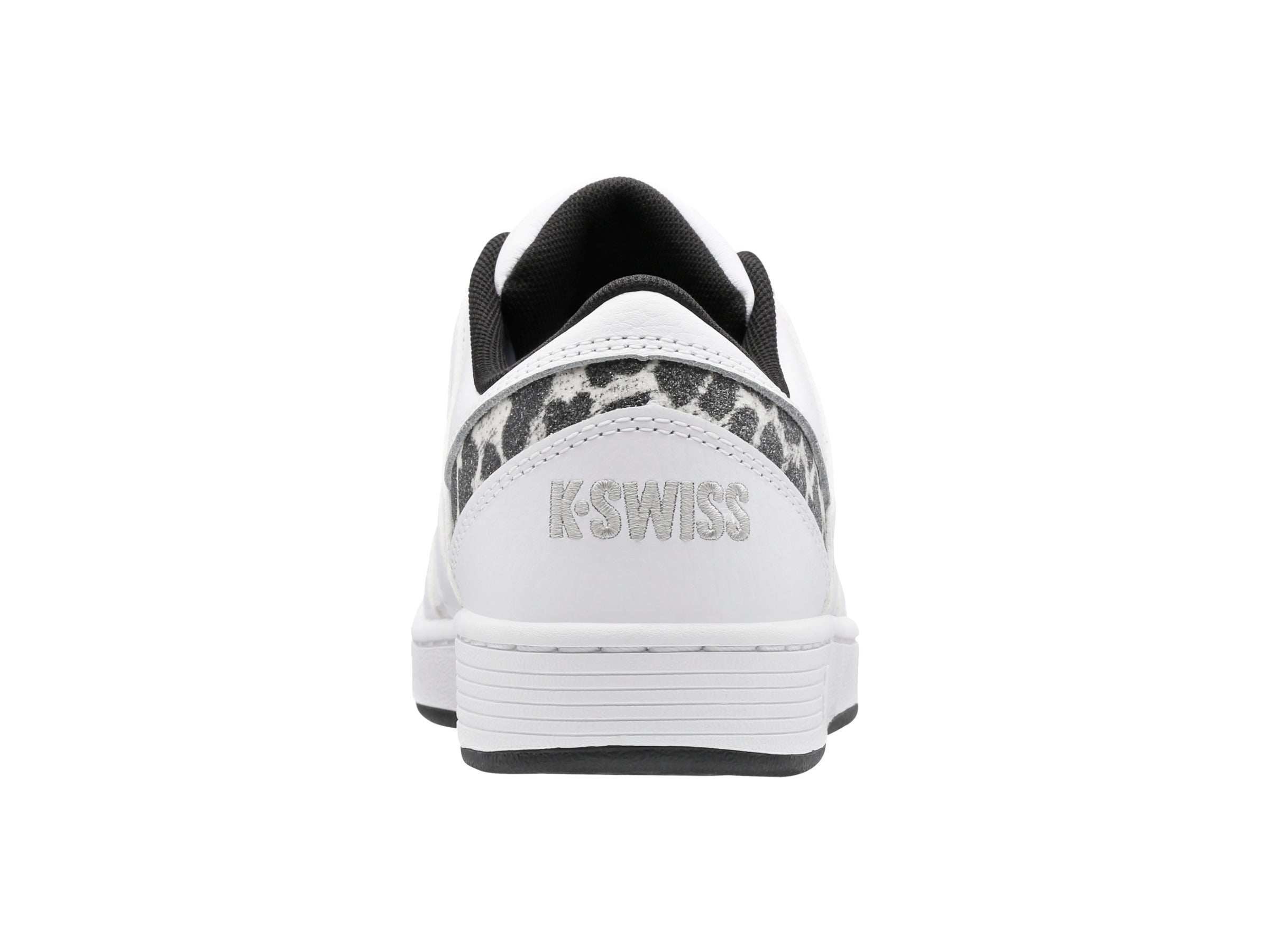 96999 137 M | RAMLI COURT Sneakers | White/Metallic Leopard Print Athletic Shoes for Women - Perfect for Running, Gym Workouts & Casual Streetwear Fashion