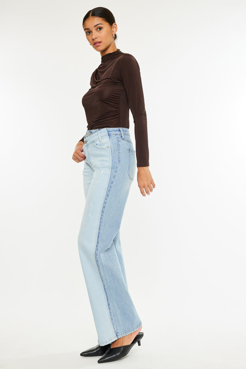 Clara High Rise Wide Leg Jeans for Women - Stretchy Denim Pants with Comfortable Fit - Perfect for Casual Outfits, Workwear & Everyday Style