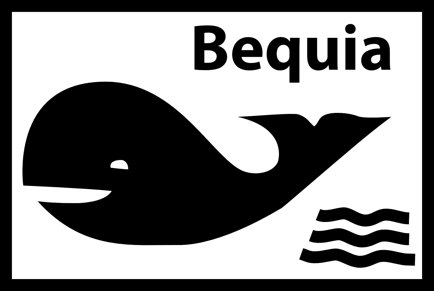 Bequia Island St. Vincent Unofficial Large Outdoor Flag 3x5 ft - 90x150cm Durable Landscape Flag for Garden, Beach & Patio Decor - 100% Made in Germany Weather-Resistant Polyester