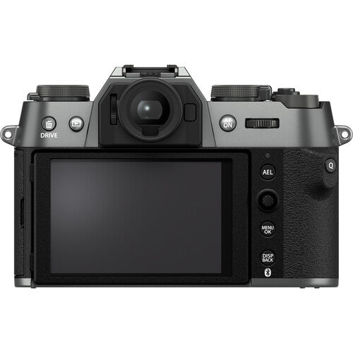 FUJIFILM X-T50 Mirrorless Digital Camera - Charcoal Silver | 26.1MP APS-C Sensor, 4K Video, Compact & Lightweight for Travel & Street Photography