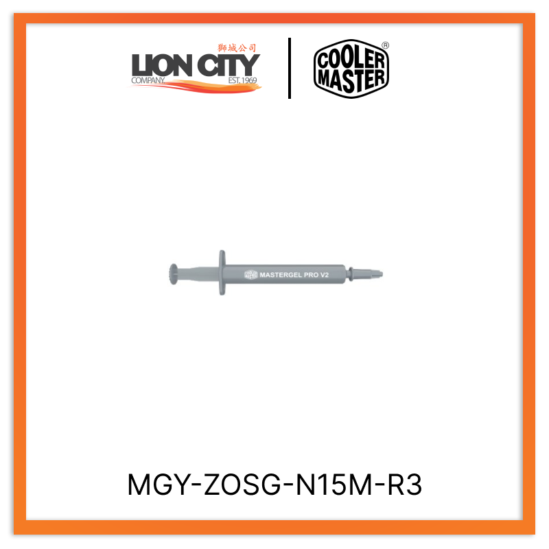 Cooler Master MGY-ZOSG-N15M-R3 CM MasterGel Pro V2 High-Performance Thermal Paste for CPU/GPU - Perfect for PC Gaming, Overclocking & Laptop Cooling
