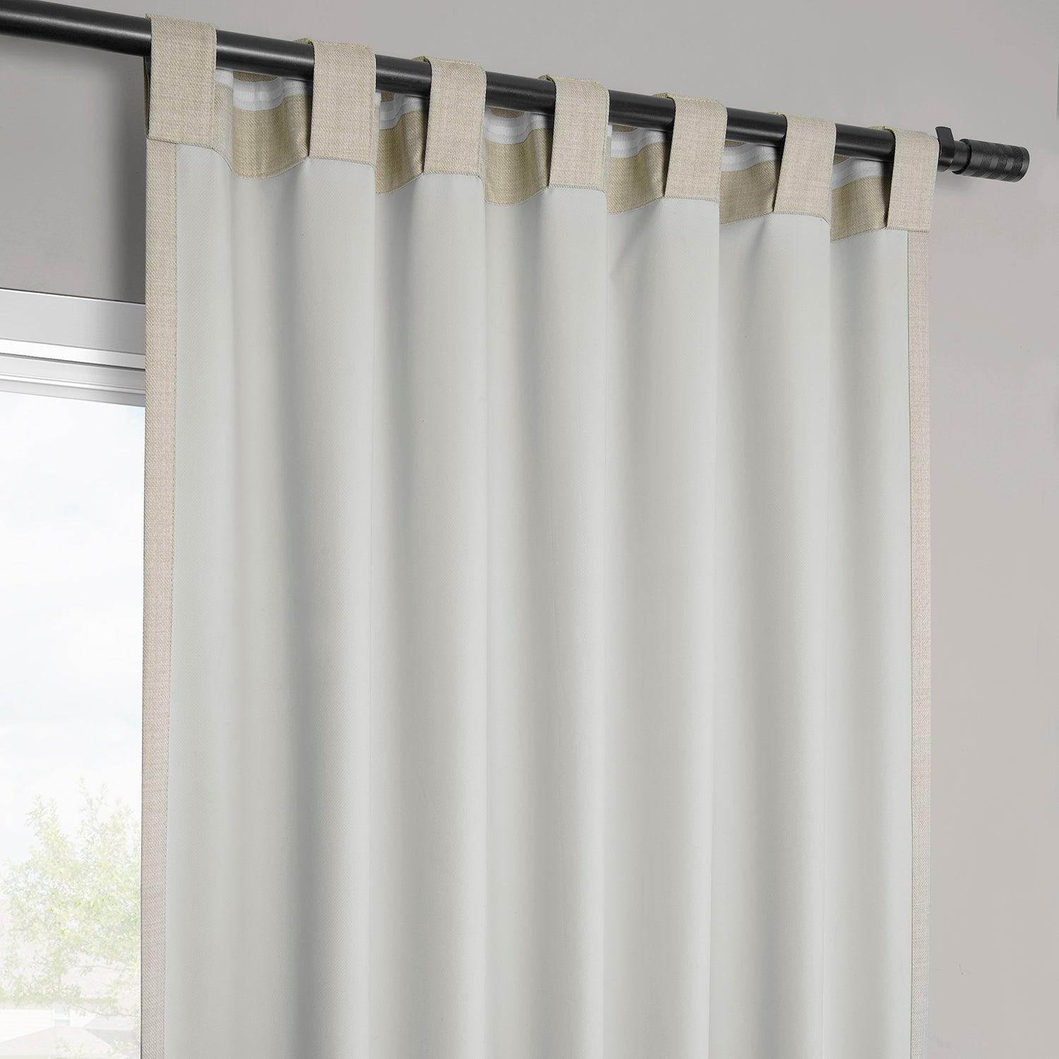 Beige Vienna Basic Linen Blackout Curtains - 2 Panels Set for Bedroom & Living Room - Thermal Insulated Light Blocking Drapes for Home Decor