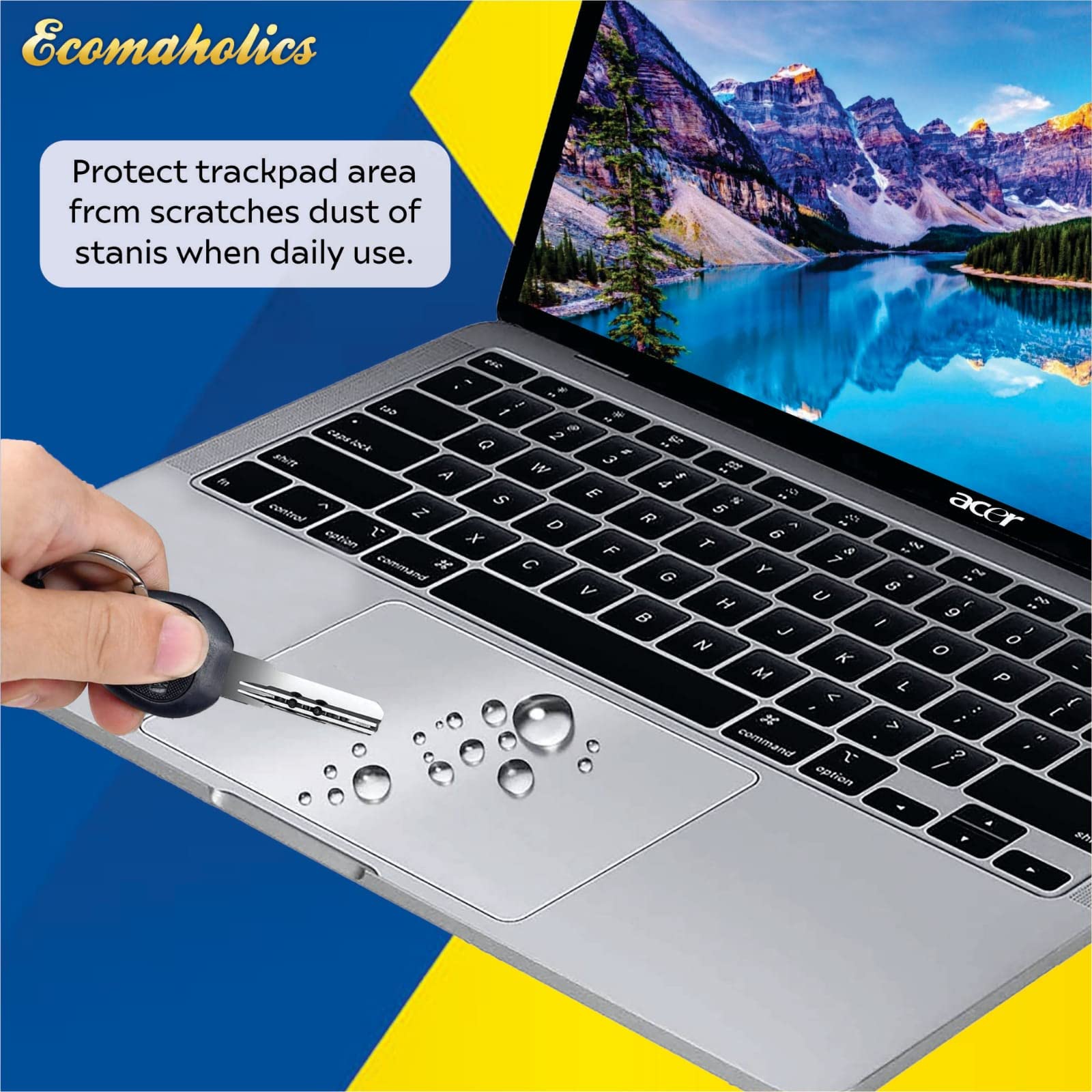 2-Pack Clear Matte Trackpad Protector for SGIN 15.6