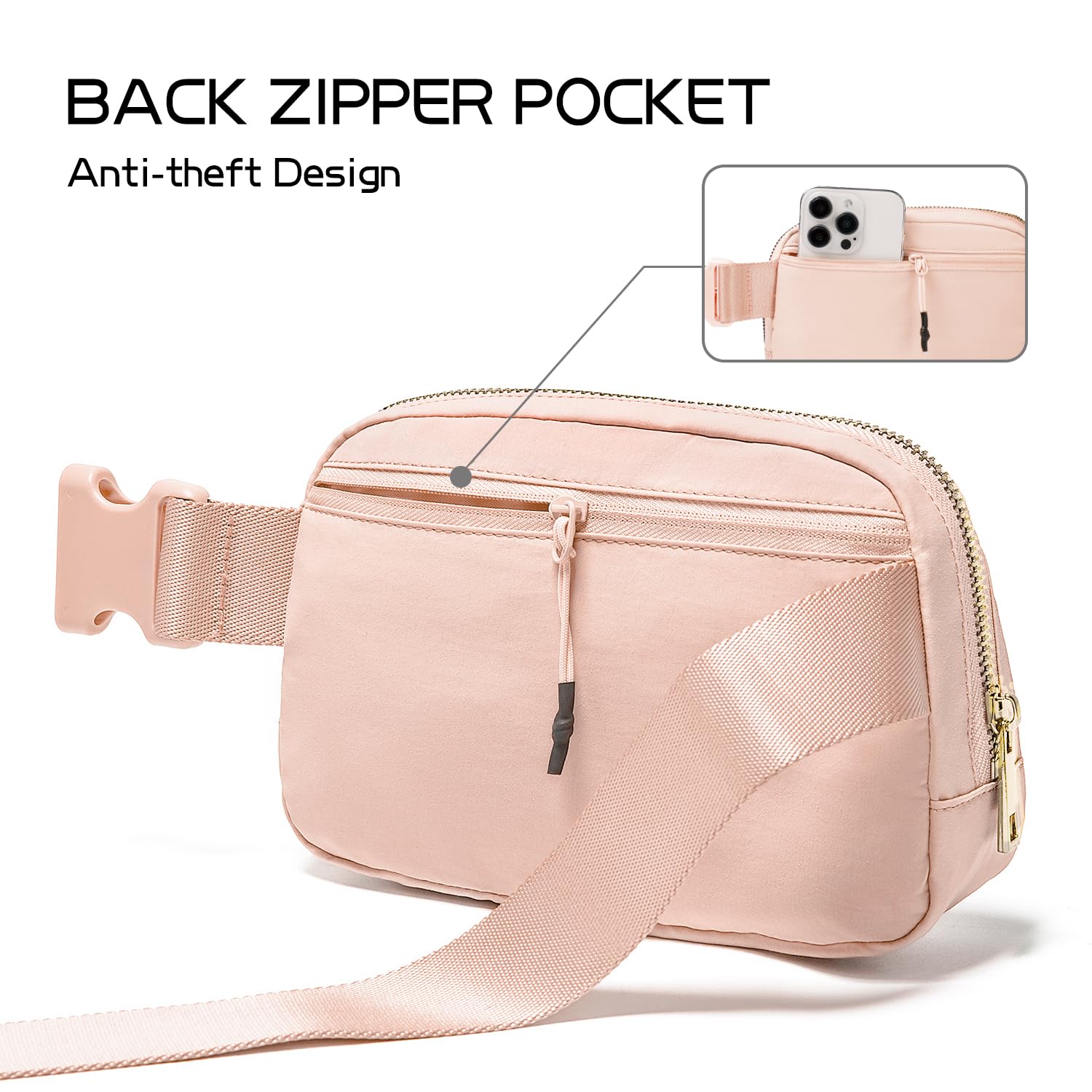 Personalized Initial Letter Fanny Pack for Girls - Cute Crossbody Belt Bag for 8-12 Year Olds | Trendy Birthday Gifts for Teen Girls & Women (Coral Pink) | Perfect for School, Travel, and Everyday Use