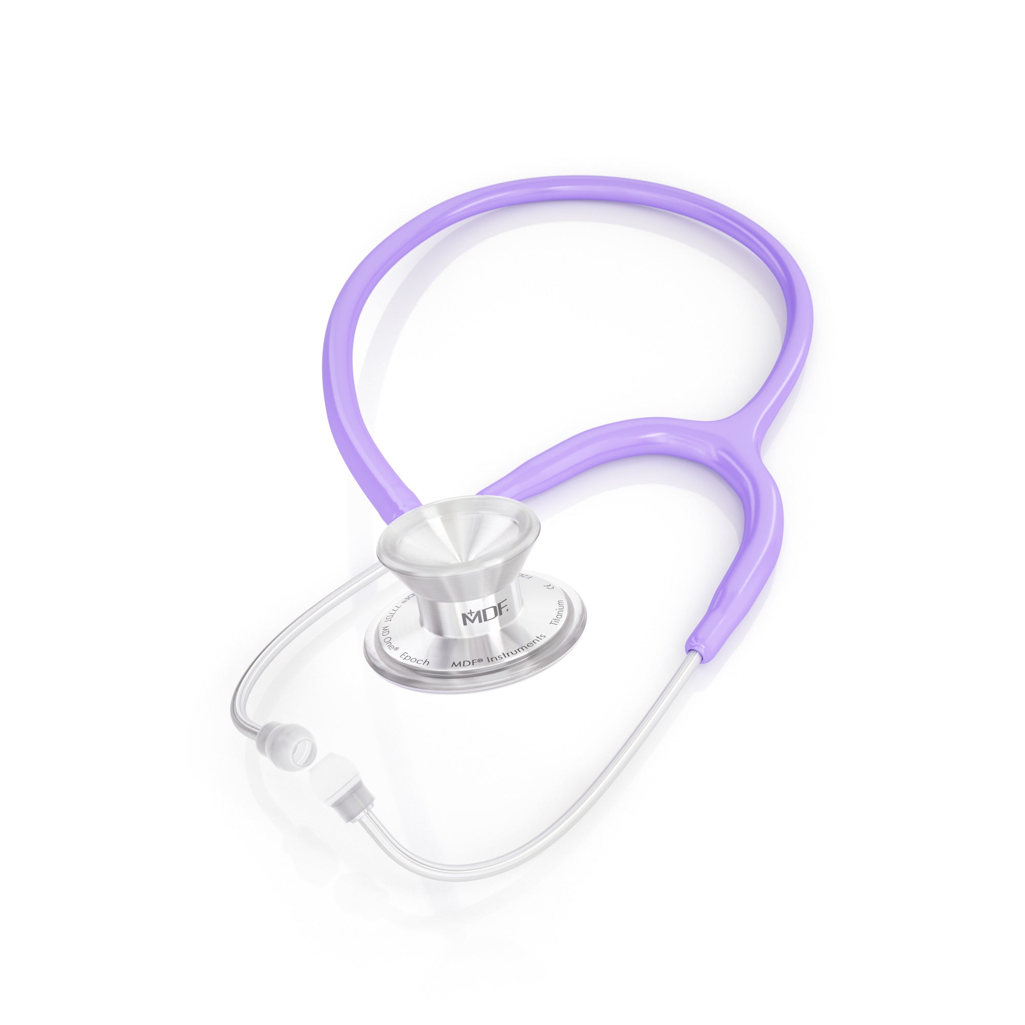 MD One® Epoch® Titanium Adult Stethoscope - Pastel Purple | Lightweight & Durable Medical Stethoscope for Doctors, Nurses & Healthcare Professionals | Ideal for Physical Exams, Cardiac & Respiratory Assessments