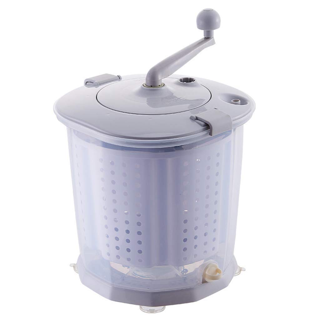 Portable Eco-Friendly Mini Washing Machine - Hand Crank Manual Non-Electric Washer & Spin Dryer for Small Clothes, Underwear, Socks | Perfect for RV, Camping, Travel & Emergency Use