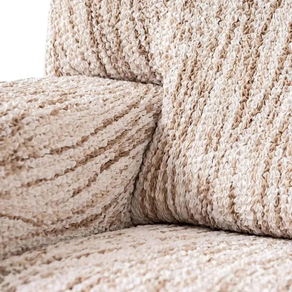 Corner Sofa Slipcover - Microfiber Printed Stretchable Furniture Protector for Living Room, Bedroom | Easy Fit, Washable Sofa Cover for Sectional Couches