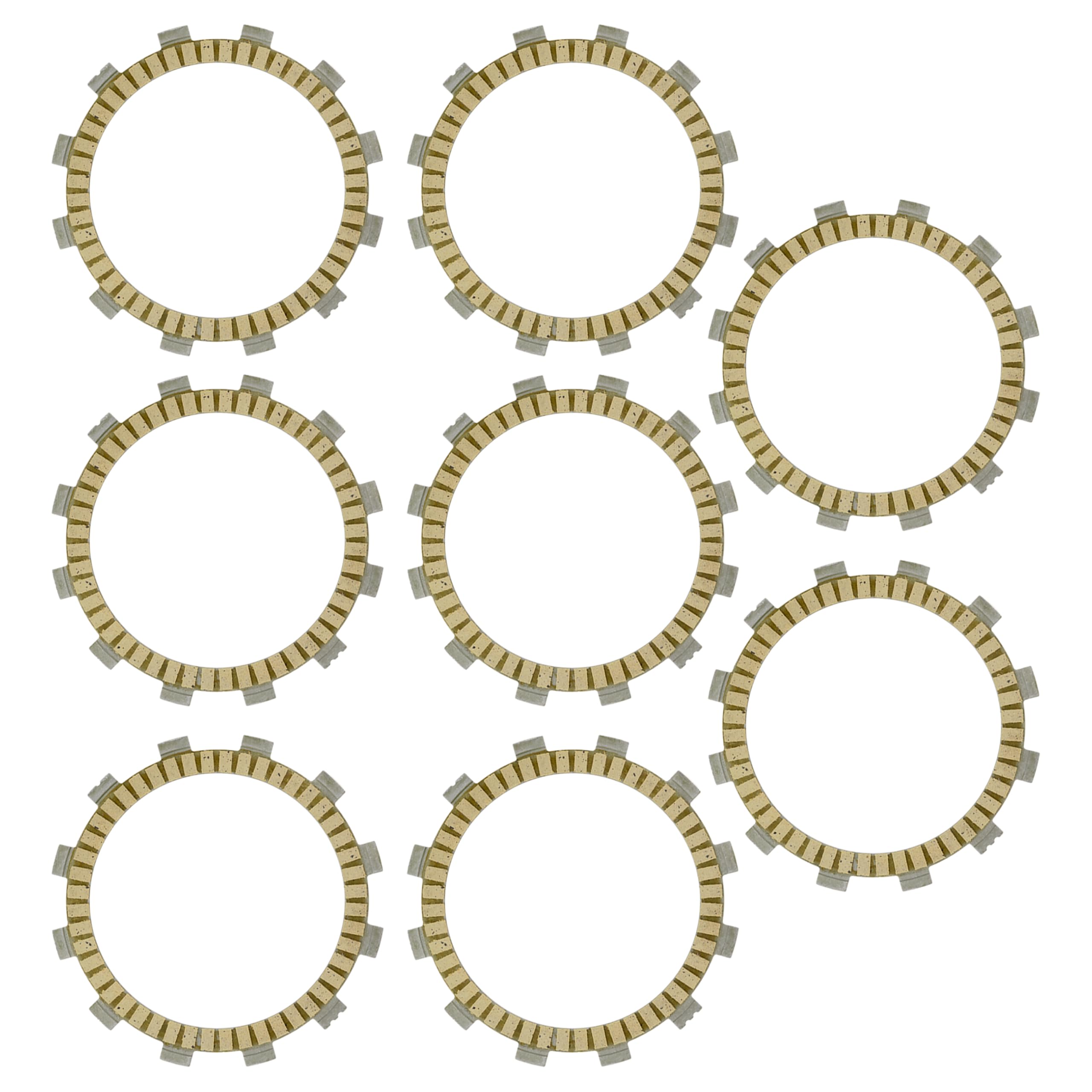Caltric Clutch Friction Plates for Yamaha 450R YFZ450R YFZ-450R 2009-2014 - High-Performance Replacement Parts for Off-Road ATV Racing & Dirt Biking
