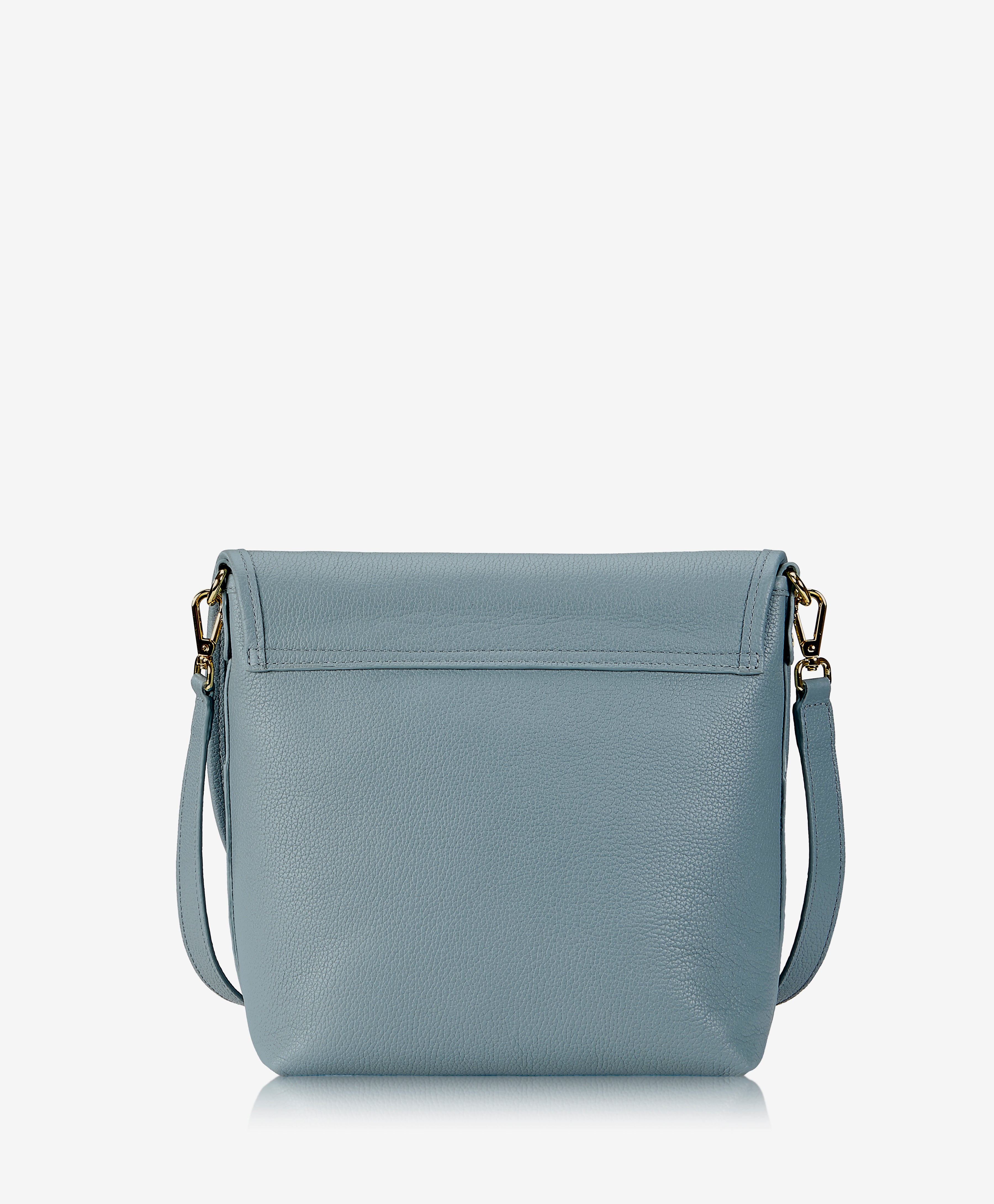 Andie Crossbody Bag - Slate Blue Pebble Grain Leather Purse for Women | Stylish & Durable Everyday Handbag for Work, Travel & Shopping