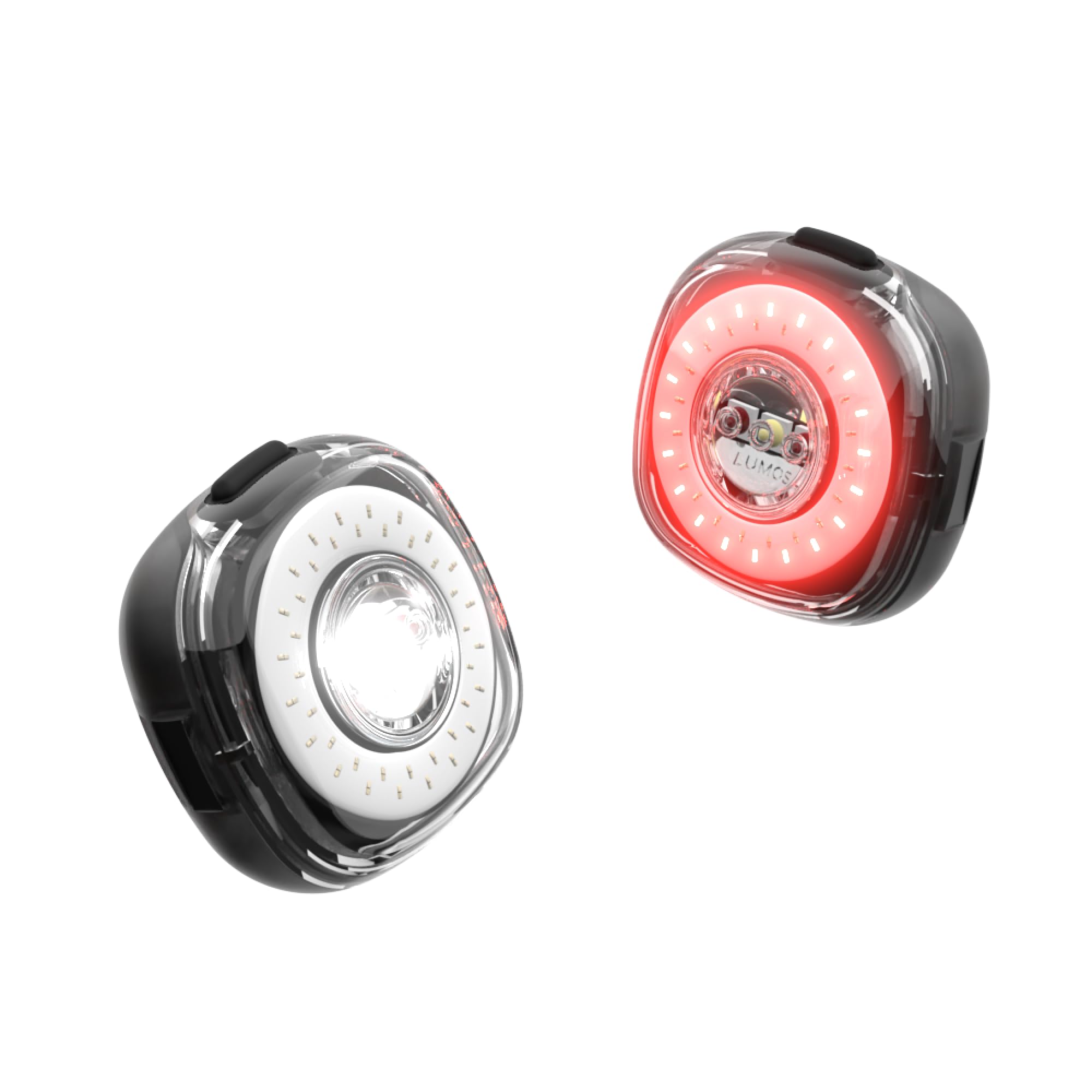 Lumos Firefly Smart Bike Light System - Wireless Sync Front & Rear LED Lights, Adjustable Brightness & Flash Patterns, Day/Night Modes, Turn Signals & Brake Lights - Best Bicycle Safety Accessories for Men & Women - Perfect for Night Riding, Urban Commuting & Outdoor Cycling Adventures