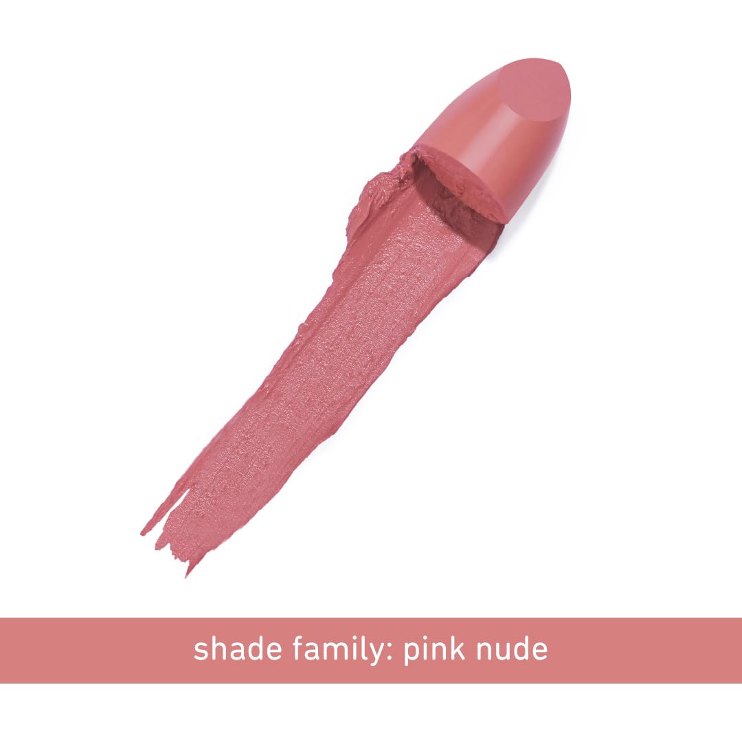 Plum Butter Crème Matte Lipstick - Creamy Matte Finish, Highly Pigmented with Shea Butter, Rosehip Oil & Vitamin E | 100% Vegan & Cruelty-Free | 121 Nude Bloom | Perfect for Everyday Wear, Date Night & Special Occasions