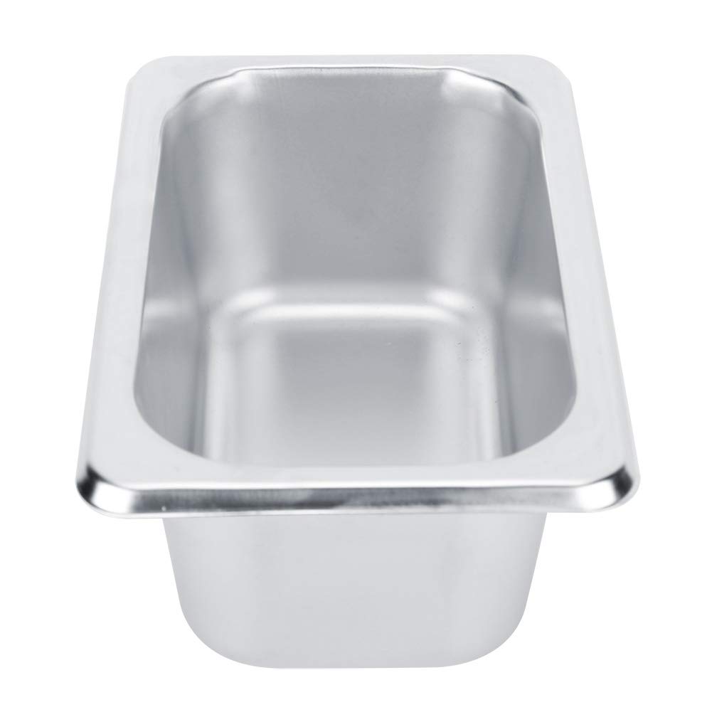 Stainless Steel Countertop Food Serving Display Pan - Square Steam Table Pan & Smoker Water Pan for Buffet, Hotel, Restaurant (Ideal for Catering, Food Warming & Banquet Serving)