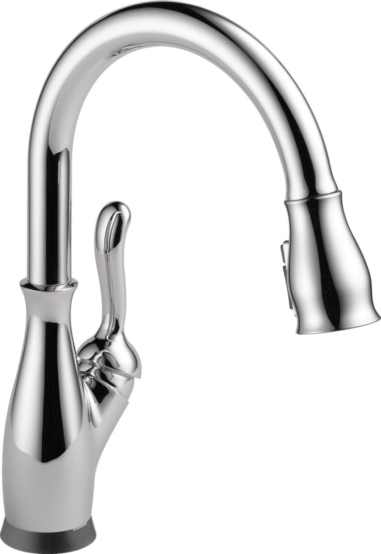Delta Leland Touch Kitchen Faucet with Pull Down Sprayer - Chrome 9178T-DST | Touch2O Technology for Modern Kitchens, Perfect for Cooking and Cleaning