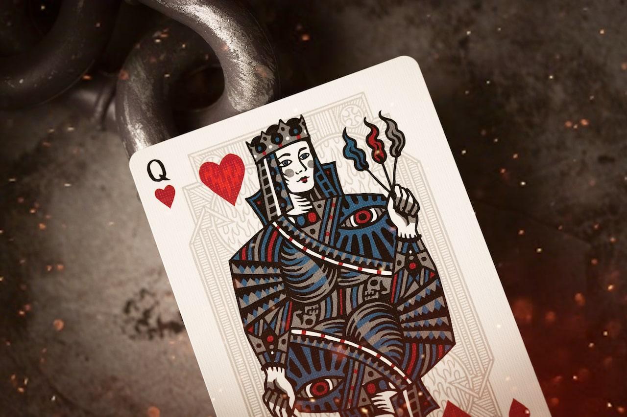 Sacred Fire Playing Cards - Sapphire Blaze Edition | Premium Blue Deck for Poker, Magic Tricks & Cardistry | Perfect for Game Nights & Professional Performances