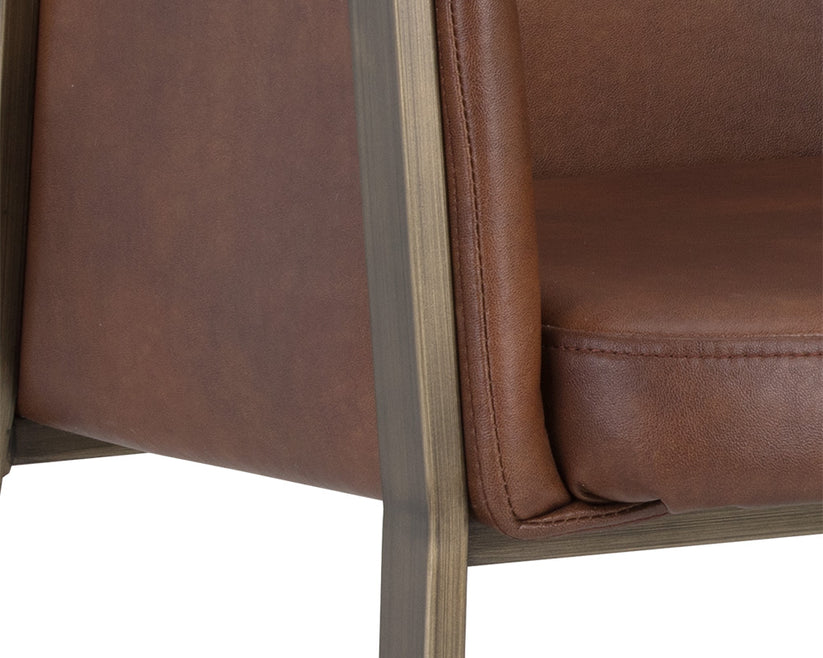 Bernadette Dining Armchair - Modern Upholstered Dining Chair with Wooden Legs for Kitchen, Dining Room & Home Decor | Comfortable & Stylish Seating Solution