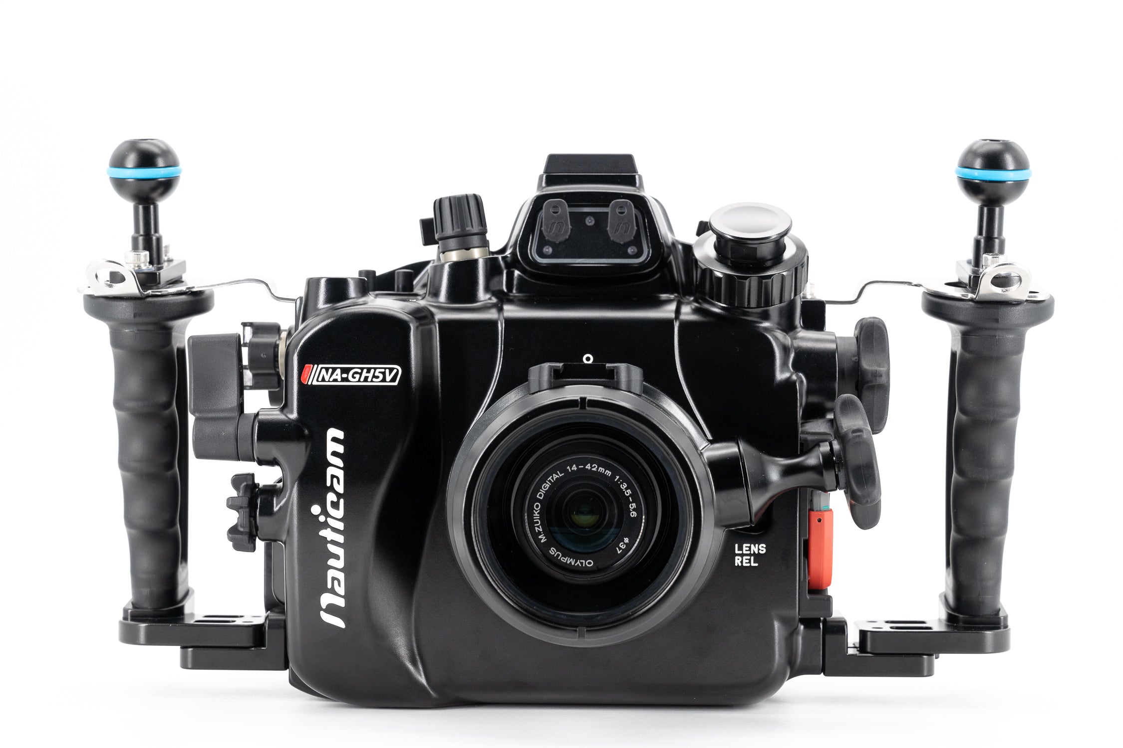 Waterproof Underwater Housing for Panasonic Lumix GH5/GH5S/GH5II Cameras - HDMI 2.0 Support - Ideal for Scuba Diving, Snorkeling & Underwater Photography