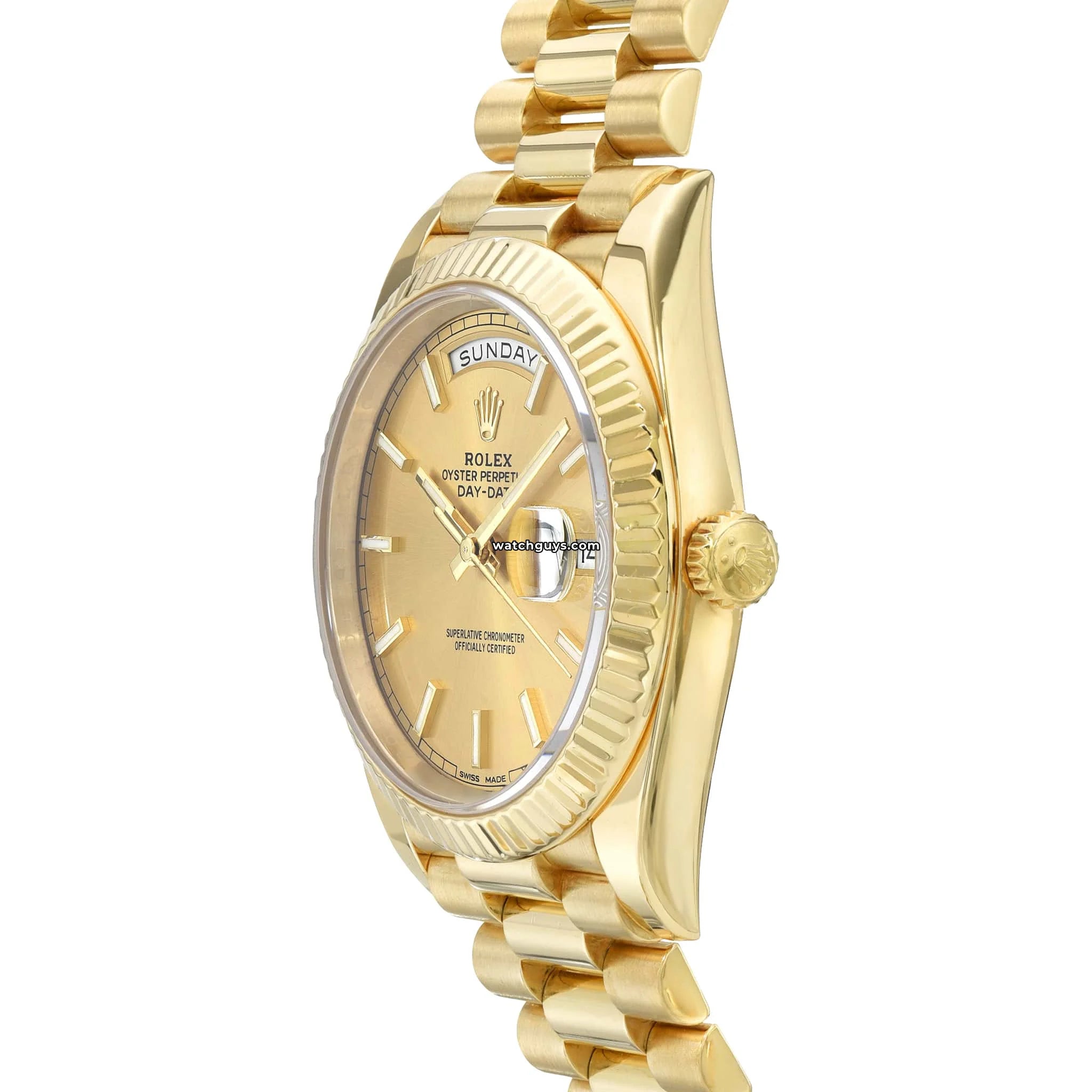 Rolex Day Date 228238 40mm Men's Watch 18K Yellow Gold - Luxury Dress Watch for Business & Formal Occasions