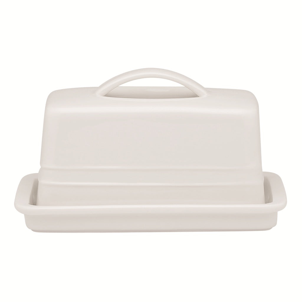 Eco-Friendly Signature Butter Dish with Lid & Serving Tray - Perfect for Breakfast Tables, Brunch Buffets, and Farmhouse Style Kitchens