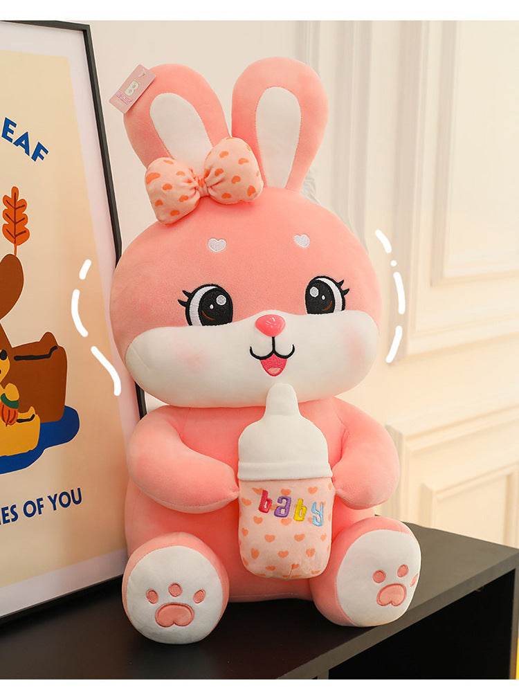 Poffy: Giant Cute Bunny Plush Toy - Soft Stuffed Animal for Kids, Girls & Boys - Perfect for Cuddling, Nursery Decor, and Gift Giving