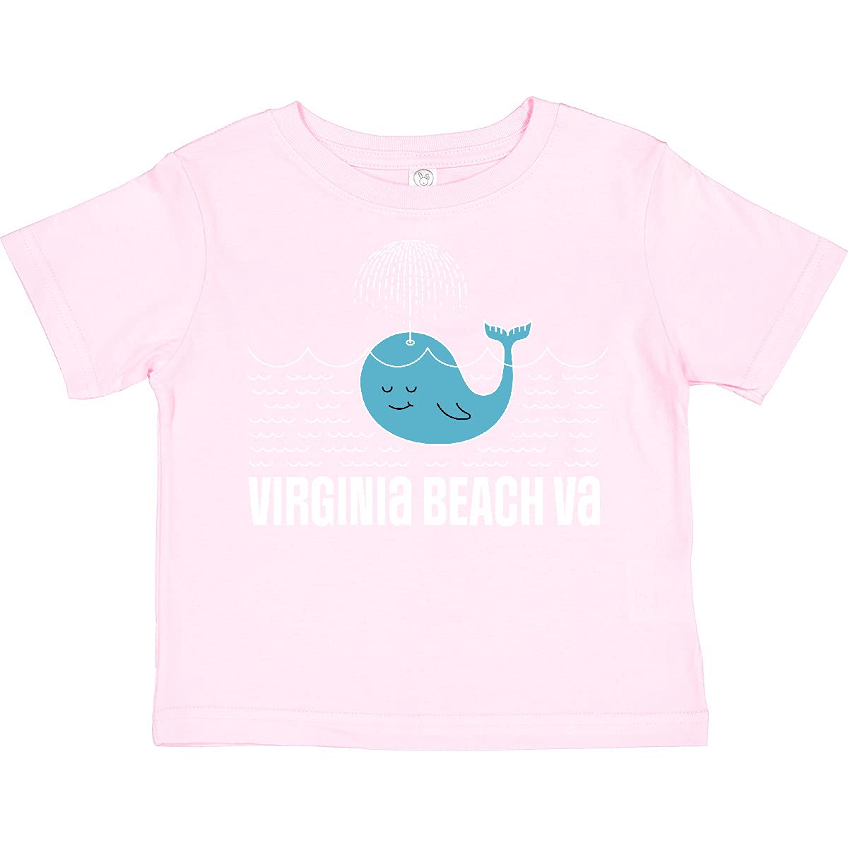 Inktastic Virginia Beach VA Cute Vacation Gift Toddler T-Shirt - Soft Cotton Tee for Boys & Girls - Perfect Beach Trip Souvenir & Family Travel Outfit