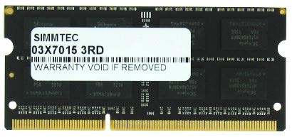Simmtec 16GB DDR3L 1600MHz PC3-12800 SODIMM RAM for Lenovo Laptops (03X7015 Replacement) - 1.35V 2Rx8 Non-ECC Memory - Perfect for Upgrading ThinkPad, Yoga & Notebook Performance