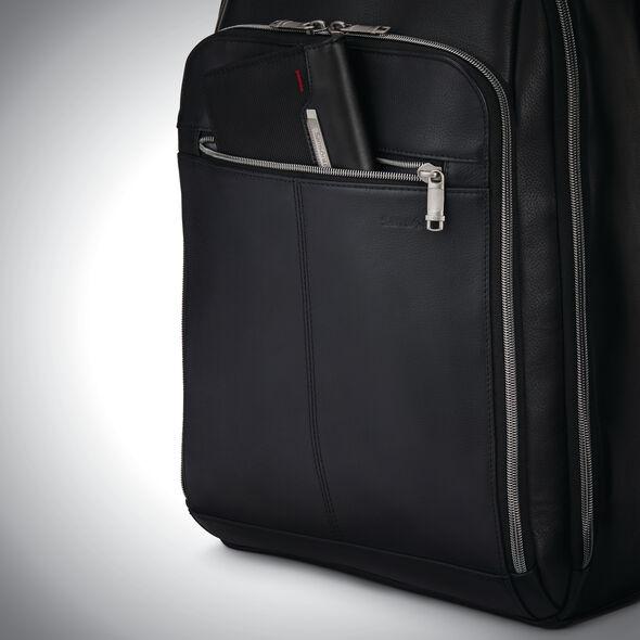 Samsonite Classic Leather Backpack for Men & Women - Durable Water-Resistant Laptop Backpack for Work, Travel & College - 15.6 Inch Business Computer Bag with USB Charging Port