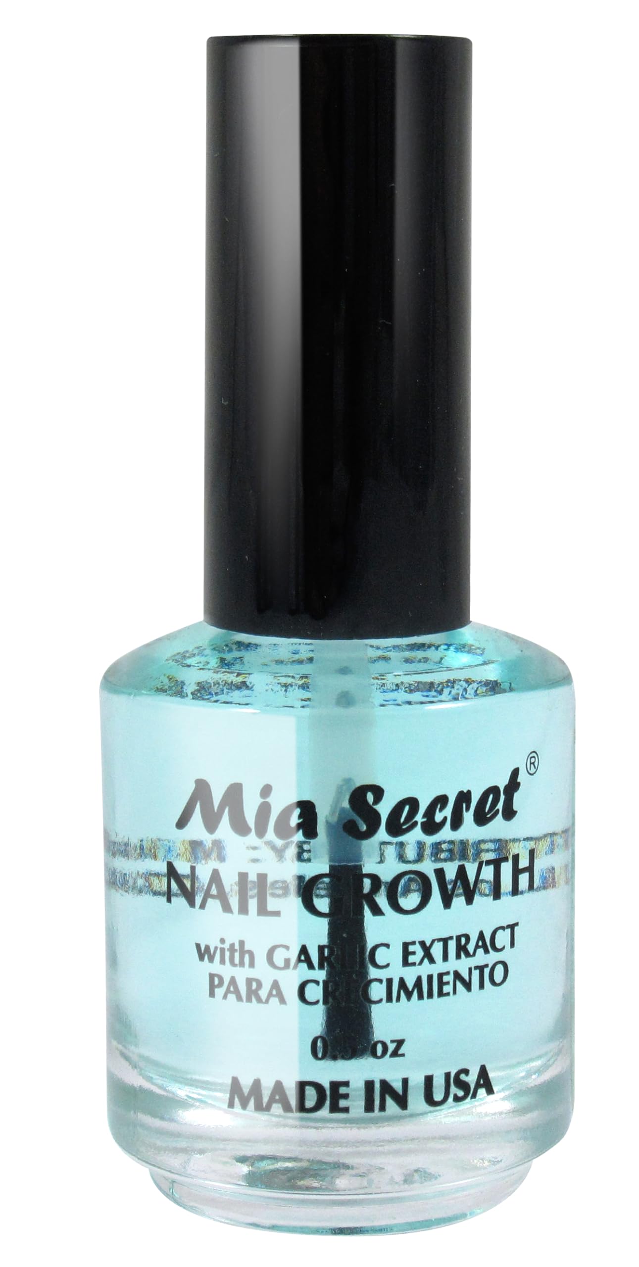 Mia Secret Professional Nail Growth Treatment with Garlic Extract (0.5oz) - Strengthen & Repair Brittle Nails for Healthy Growth - Perfect for Salon Use & At-Home Manicures