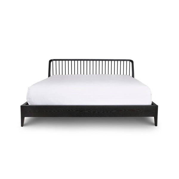 Stylish Black Irving King Size Bed Frame - Modern Bedroom Furniture for Master Bedroom & Guest Room