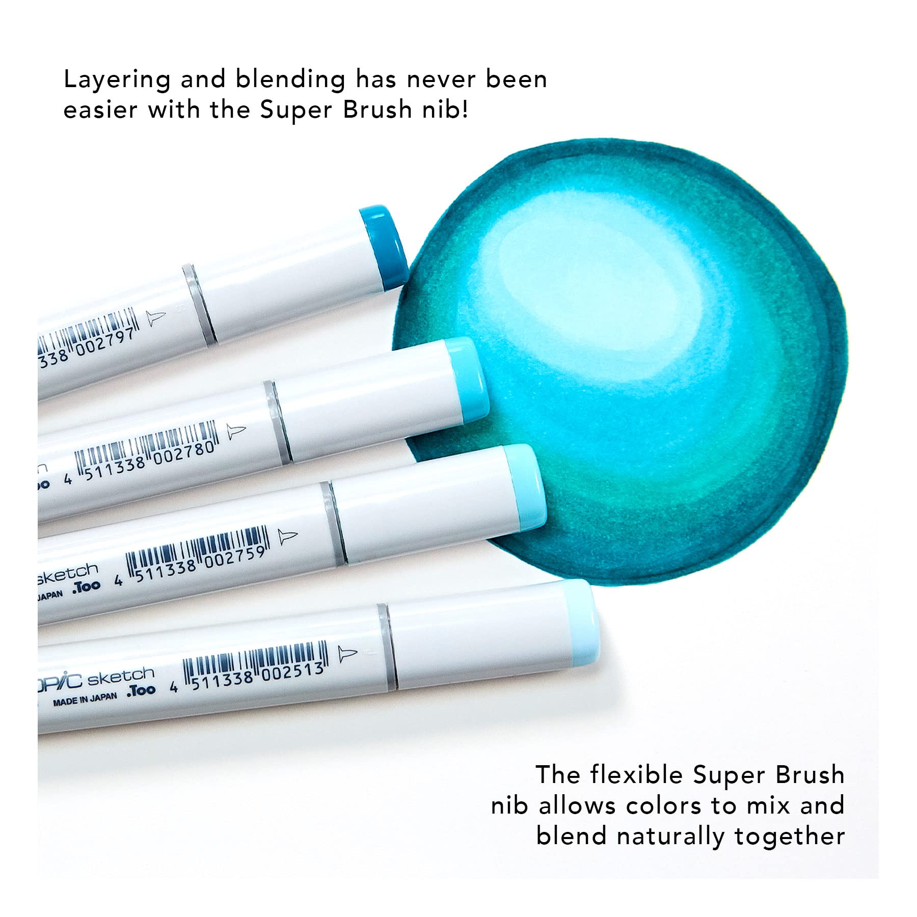 Copic Sketch Alcohol-Based Markers - 3 Piece Set (Color Fusion #2) - Perfect for Illustration, Manga Art & Professional Design Projects