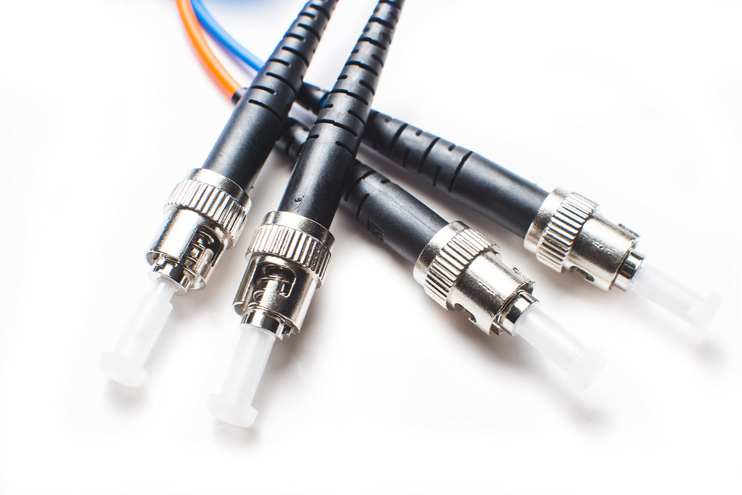 100M OM1 ST to ST Fiber Optic Cable - 62.5/125 Multimode Duplex Jumper (328ft) for Indoor/Outdoor Use | Length Options 0.5M-300M | Made in USA | Perfect for Data Centers, CCTV, and Network Installations